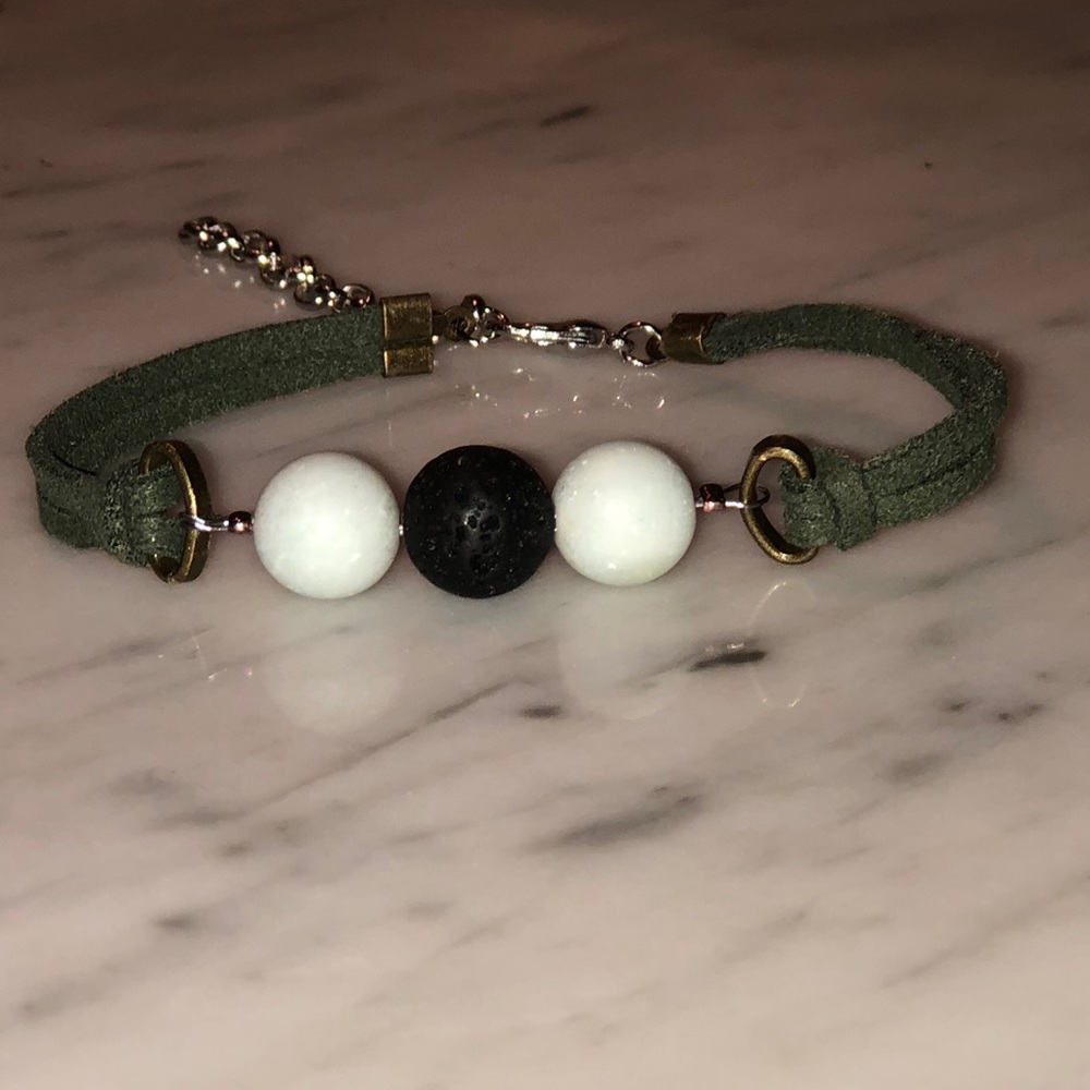 Essential Oil Diffuser Bracelet // Handmade